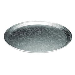 Aluminum Embossed Tray, 12" Diameter, 25/Carton