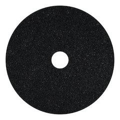 Stripping Pad, 12" Diameter, Black, 5/Carton