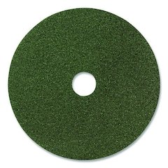 Black Diamond 3000 Grit Diamond Pad, 20" Diameter, Black and Green, 2/Carton