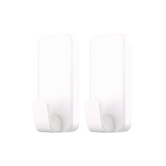 X-Large Utility Hooks, Plastic, White, Supports 10 lb, 2/Pack