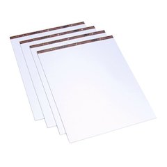 Easel Pads, Quadrille Rule (1 sq/in), (50) White 27 x 34 Sheets, 4/Carton