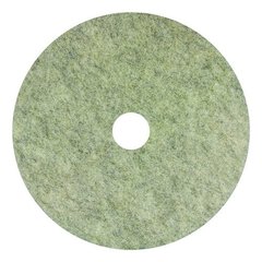 Porko Plus Burnishing Pad, 20" Diameter, Brown, 5/Carton