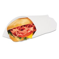 Grease-Resistant Wrap/Liner, 14 x 14, White, 1000/Pack, 4 Packs/Carton