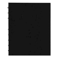NotePro Quad Notebook, Data/Lab-Record Format with Narrow and Quadrille Rule Sections, Black Cover, (96) 9.25 x 7.25 Sheets