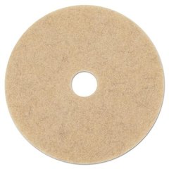 Natural Hog Hair Burnishing Floor Pads, 21" Diameter, 5/Carton