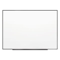 Fusion Nano-Clean Magnetic Whiteboard, 48" x 36", White Surface, Black Aluminum Frame