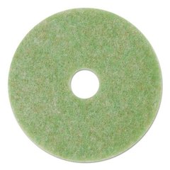 Low-Speed TopLine Autoscrubber Floor Pads 5000, 20" Diameter, Green/Orange, 5/CT
