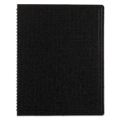 Duraflex Poly Notebook, 1-Subject, Medium/College Rule, Black Cover, (80) 11 x 8.5 Sheets