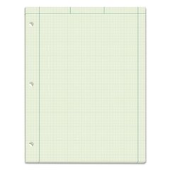 Engineering Computation Pads, Black/Green Cover, Quadrille Rule (5 sq/in, 1 sq/in), (100) Green-Tint 8.5 x 11 Sheets
