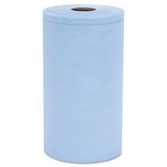 Prism Scrim Reinforced Wipers, 4-Ply, 9.75" x 275 ft, Unscented, Blue, 6 Rolls/Carton