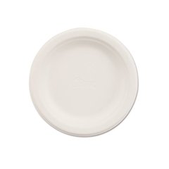 Paper Dinnerware, Plate, 6" dia, White, 1,000/Carton