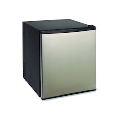 1.7 Cu.Ft Superconductor Compact Refrigerator, Black/Stainless Steel