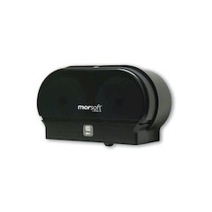 Morsoft Small Core Tissue Dispenser, 11.86 x 5.48 x 7.32, Black Translucent