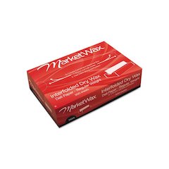 Interfolded Dry Wax Deli Paper, 8" x 10-3/4", White, 500/Box, 12 Boxes/Carton