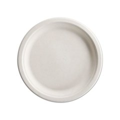 PaperPro Naturals Fiber Dinnerware, Plate, 10 1/2" Round Natural 125/PK 4 PK/CT