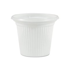 Plastic Souffle Cups, 3/4oz, Translucent, 250/Sleeve, 20 Sleeves/Carton