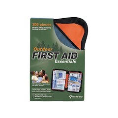 Outdoor Softsided First Aid Kit, 205 Pieces, Fabric Case