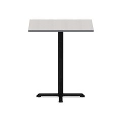Reversible Laminate Table Top, Square, 35.38w x 35.38d, White/Gray