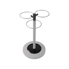 Flower Umbrella Stand, 13 3/4" x 13 3/4" x 25 1/2", Black/Silver