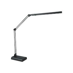 Adjustable LED Desk Lamp, 3.25w x 6d x 21.5h, Black