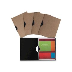 Modern Metallic Executive Style Report Cover, Swing Clip,  8.5 x 11, Bronze/Bronze, 5/Pack