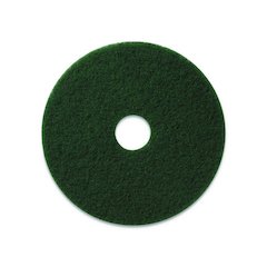 Scrubbing Pads, 20" Diameter, Green, 5/CT