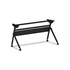 Flip and Nest Table Base, 55.88w x 23.63d x 28.5h, Black