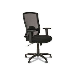Alera Etros Series High-Back Swivel/Tilt Chair, Supports Up to 275 lb, 18.11" to 22.04" Seat Height, Black