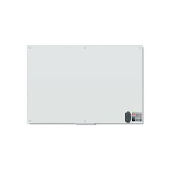 Magnetic Glass Dry Erase Board Value Pack, 72" x 48" (Actual Size: 70" x 47"), Frosted White Surface