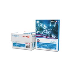 Vitality Multipurpose Print Paper, 92 Bright, 20 lb Bond Weight, 8.5 x 11, White, 500 Sheets/Ream, 3 Reams/Carton