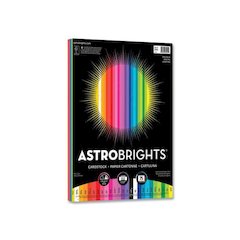 Color Cardstock, 65 lb Cover Weight, 8.5 x 11, Assorted Spectrum Colors, 75/Pack