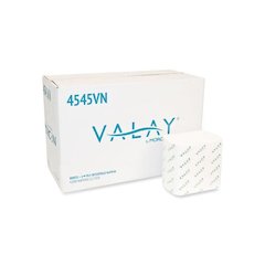 Valay Interfolded Napkins, 1-Ply, White, 6.5 x 8.25, 6,000/Carton