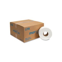 Jumbo Bath Tissue, Septic Safe, 2-Ply, 3.3" x 500 ft, White, 12 Rolls/Carton