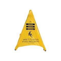 Pop Up Safety Cone, 3 x 2.5 x 20, Yellow