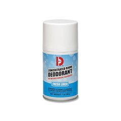 Metered Concentrated Room Deodorant, Fresh Linen, 7 oz Aerosol Spray, 12/Box