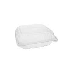 SENSATION SmartLock Hinged Lid Container, 8.5 x 8.34 x 3., Clear, Plastic, 200/Carton