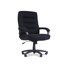 Alera Kesson Series High-Back Office Chair, Supports Up to 300 lb, 19.21" to 22.7" Seat Height, Black