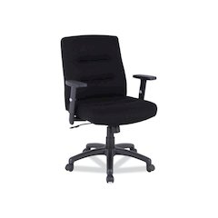 Alera Kesson Series Petite Office Chair, Supports Up to 300 lb, 17.71" to 21.65" Seat Height, Black