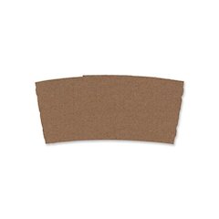 Cup Sleeves, Fits 10 oz to 20 oz Hot Cups, Kraft, 1,200/Carton