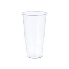 Conex ClearPro Plastic Cold Cups, 32 oz, Clear, 25/Bag, 20 Bags/Carton