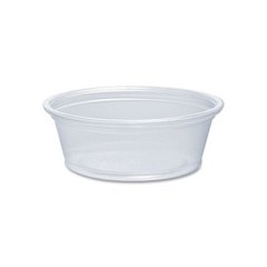 Conex Complements Portion/Medicine Cups, 1.5 oz, Plastic, Translucent, 125/Bag, 20 Bags/Carton