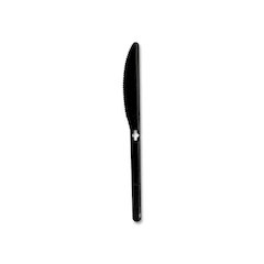 Knife WeGo Polystyrene Utensils, Knife, Plastic, Black, 1,000/Carton
