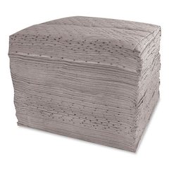 TASKBrand All Sorb Industrial Sorbent Pad, 0.11 gal, 15 x 18, 200/Carton