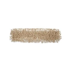 Industrial Dust Mop Head, Washable, Hygrade Cotton, 36 x 5, White