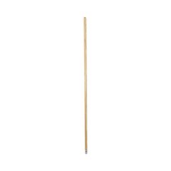 Lie-Flat Screw-In Mop Handle, 1.13" dia x 60", Natural