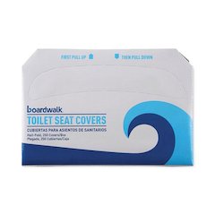 Premium Half-Fold Toilet Seat Covers, 14.17 x 16.73, White, 250/Sleeve, 4 Sleeves/Carton