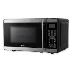0.7 cu ft Microwave Oven, 700 W, Stainless Steel
