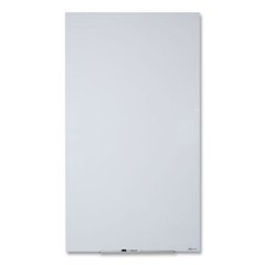 InvisaMount Vertical Magnetic Glass Dry-Erase Boards, 28" x 50", White Surface