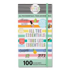 All the Essentials Mega Value Pack Stickers, Decorative and Productivity Stickers, Assorted Sizes and Colors, 2,172/Pack