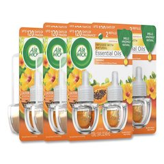 Scented Oil Twin Refill, Hawaii Exotic Papaya and Hibiscus Flower, 0.67 oz, 2/Pack, 6 Packs/Carton